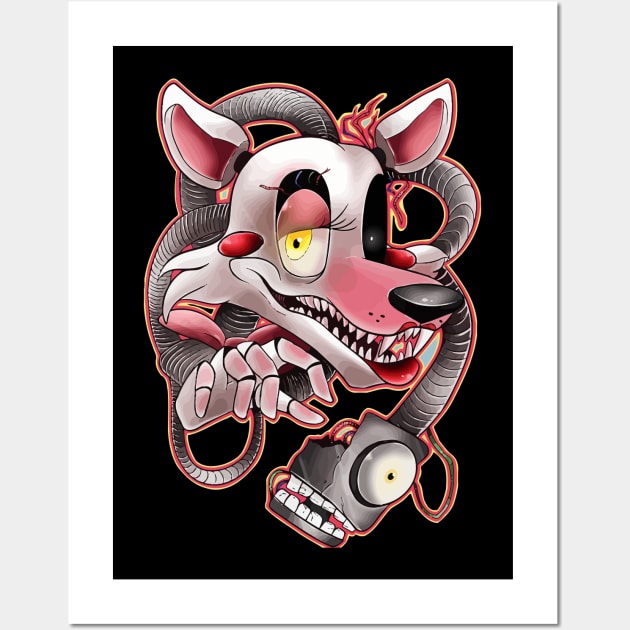 FIVE NIGHTS AT FREDDY'S--THE MANGLE Wall Art by mizoneroberto